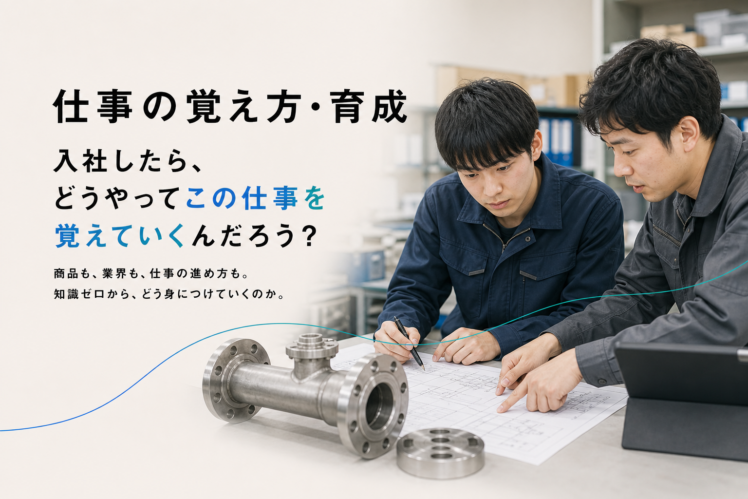仕事の覚え方・育成。入社したら、どうやってこの仕事を覚えていくのだろう