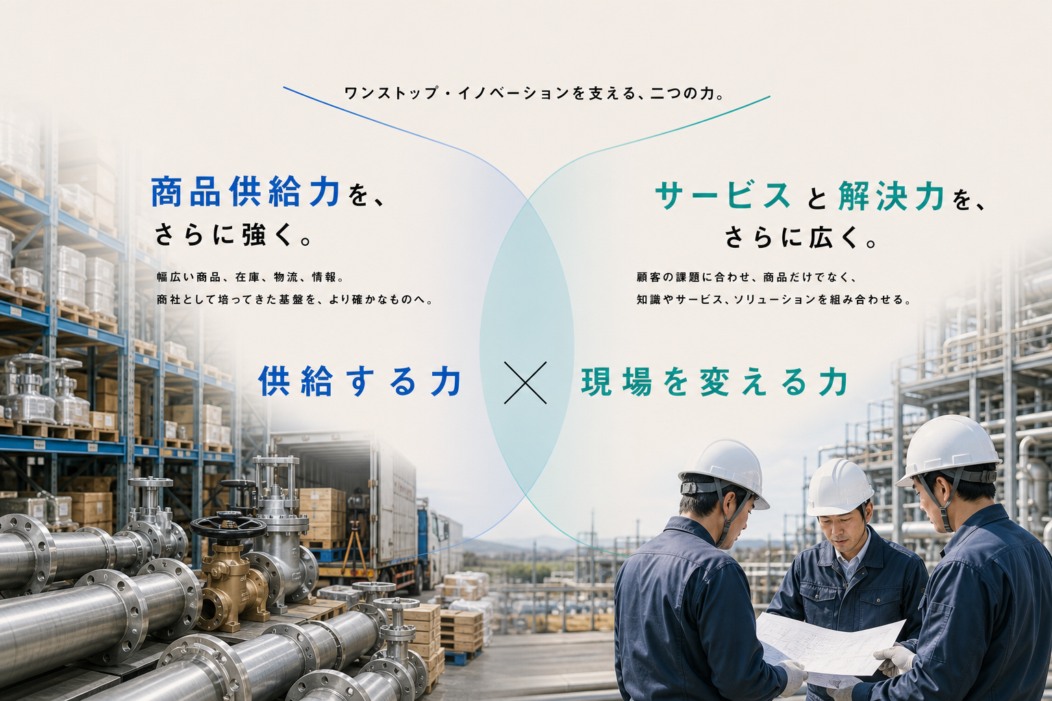 商品供給力とサービス・解決力という二つの力