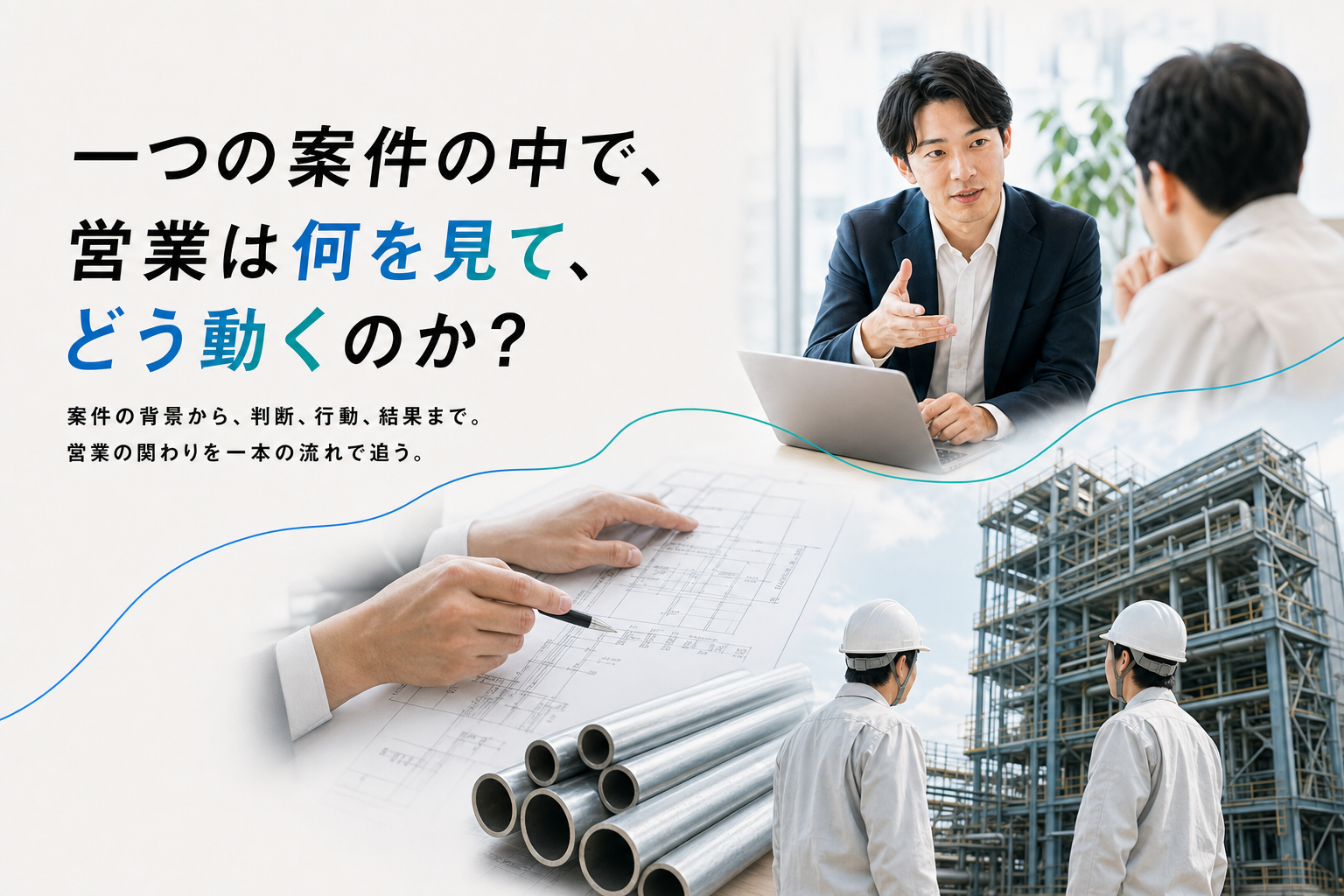 一つの案件の中で、営業は何を見て、どう動くのか